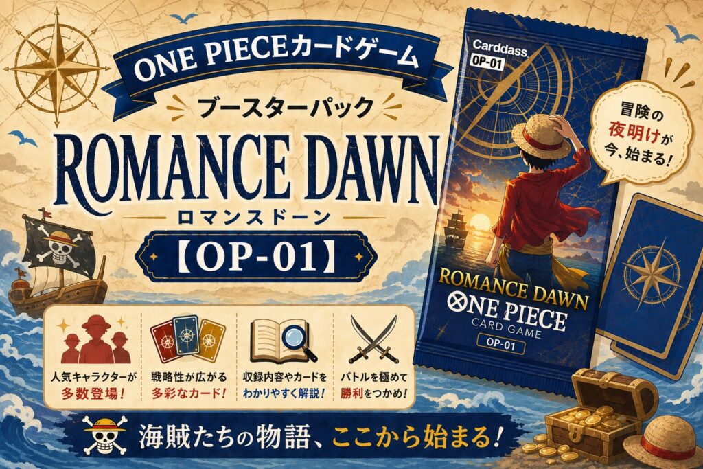 ONE PIECEカードゲーム ブースターパック「ROMANCE DAWN」【OP-01】