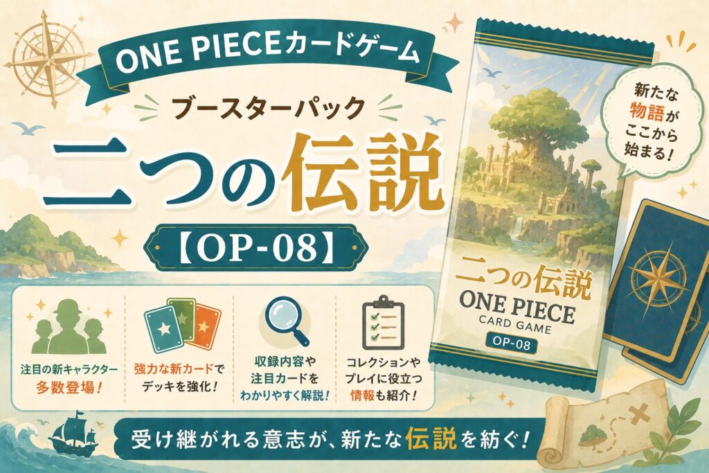 ONE PIECEカードゲーム ブースターパック「二つの伝説」【OP-08】